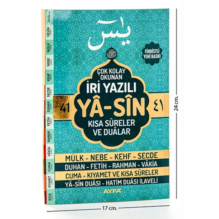 Yasini Şerif İri Yazılı Orta Boy