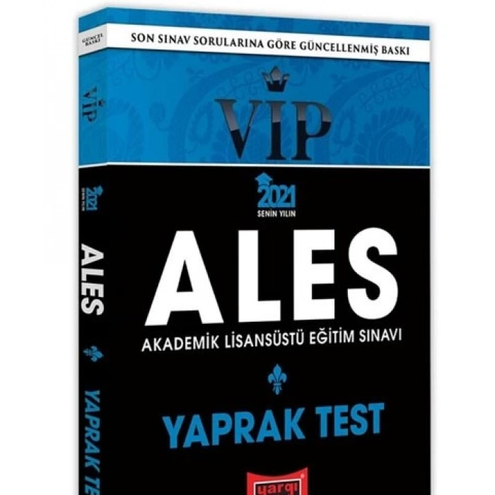 2021 ALES VIP Yaprak Test