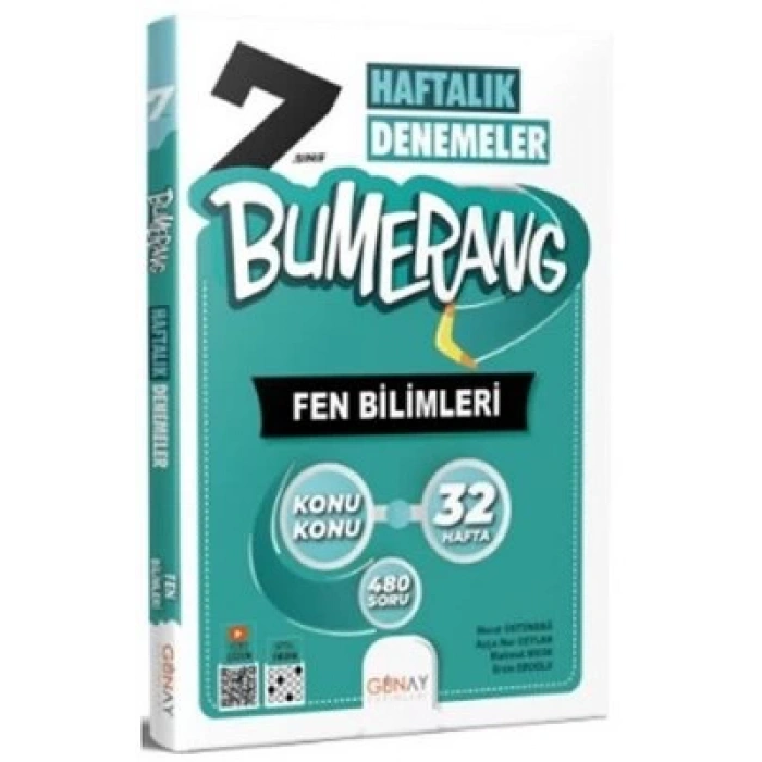 Günay 7 Bumerang 32 Haftalık Fen Bilimleri Deneme