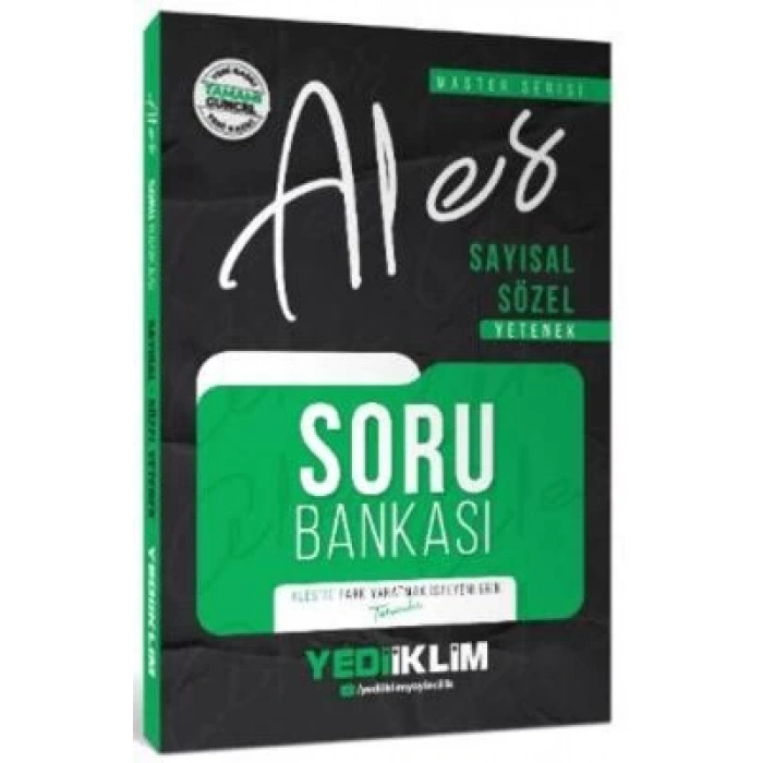 Yediiklim Yayınları ALES Sayısal Sözel Yetenek Soru Bankası