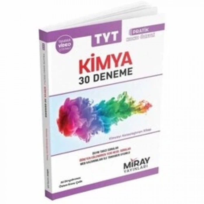 2022 TYT Kimya 30 Deneme (Pratik Konu Özetiyle Birlikte) Tamamı Video Çözümlü