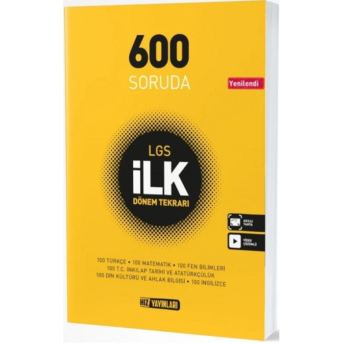 8. Sınıf LGS 600 Soruda İlk Dönem Tekrarı
