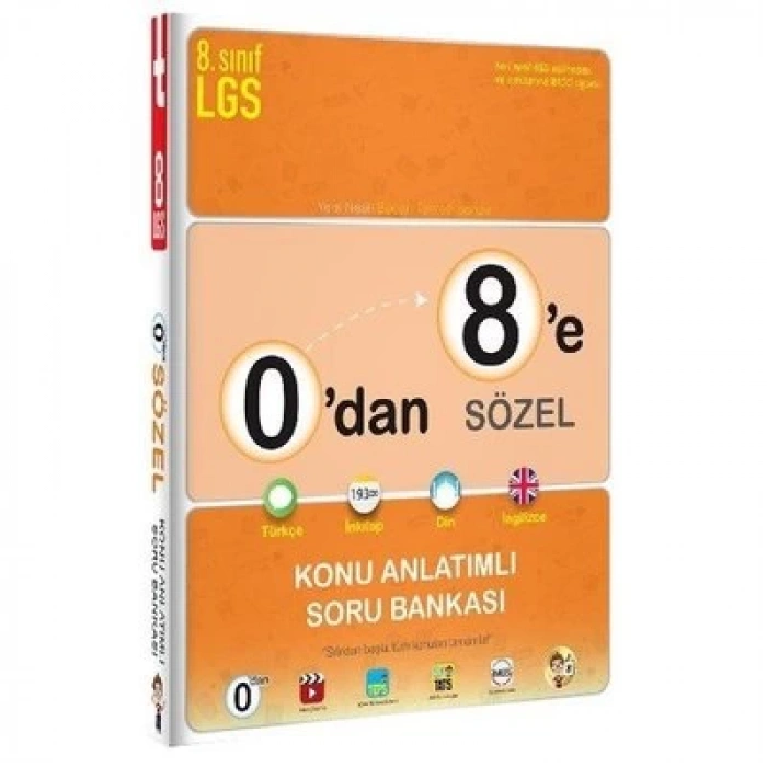 0dan 8e Sözel Konu Anlatımlı Soru Bankası