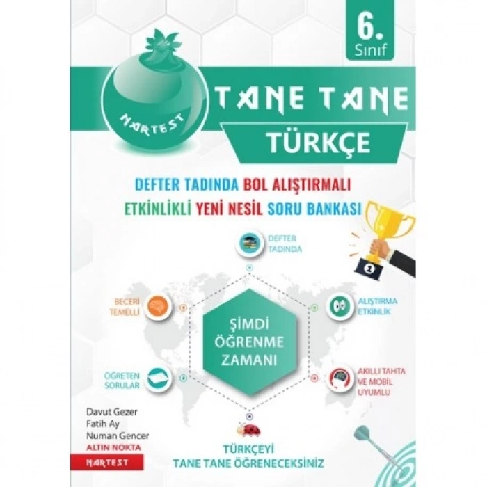 6. Sınıf Yeşil Defter Tadında Tane Tane Türkçe