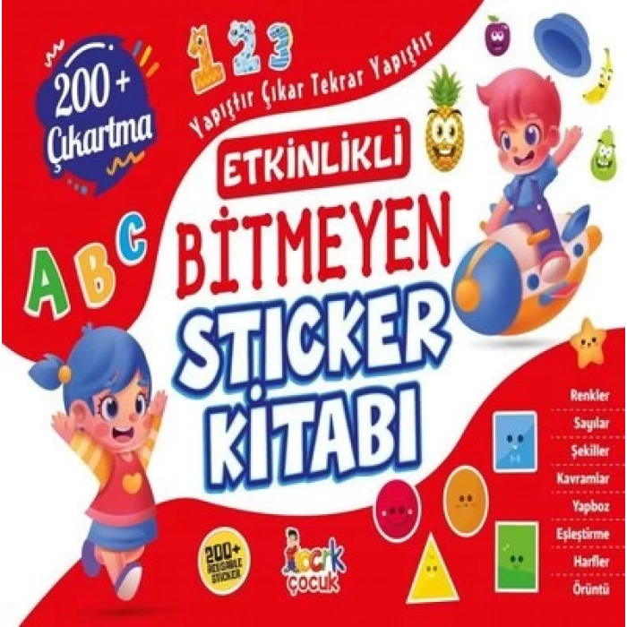 Bitmeyen Sticker Kitabı (Etkinlikli200+Çıkartma)