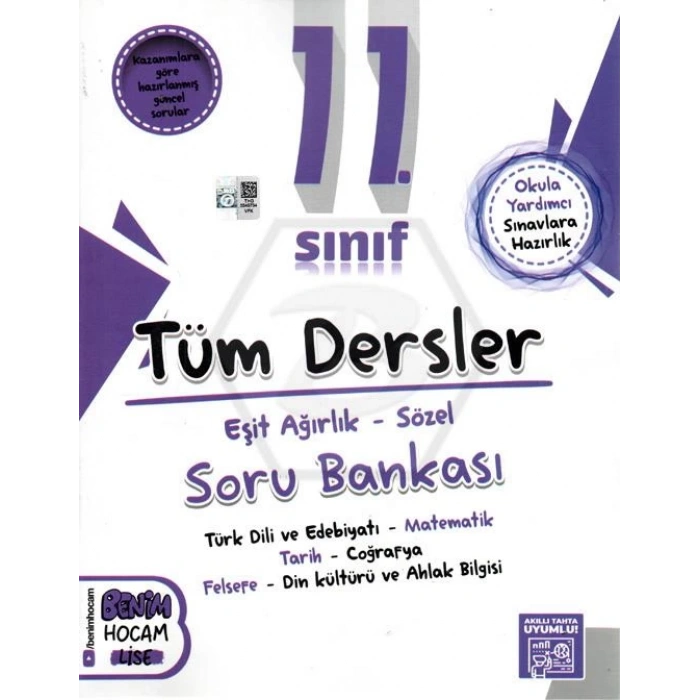 Benim Hocam 11.Sınıf Tüm Ders Eşit Ağırlık Soru Bankası