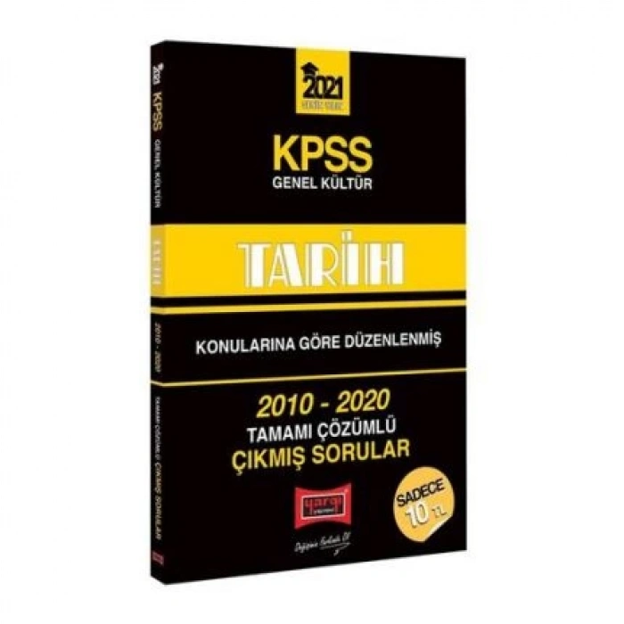 2021 KPSS Tarih Konularına Göre Düzenlenmiş Tamamı Çözümlü Çıkmış Sorular