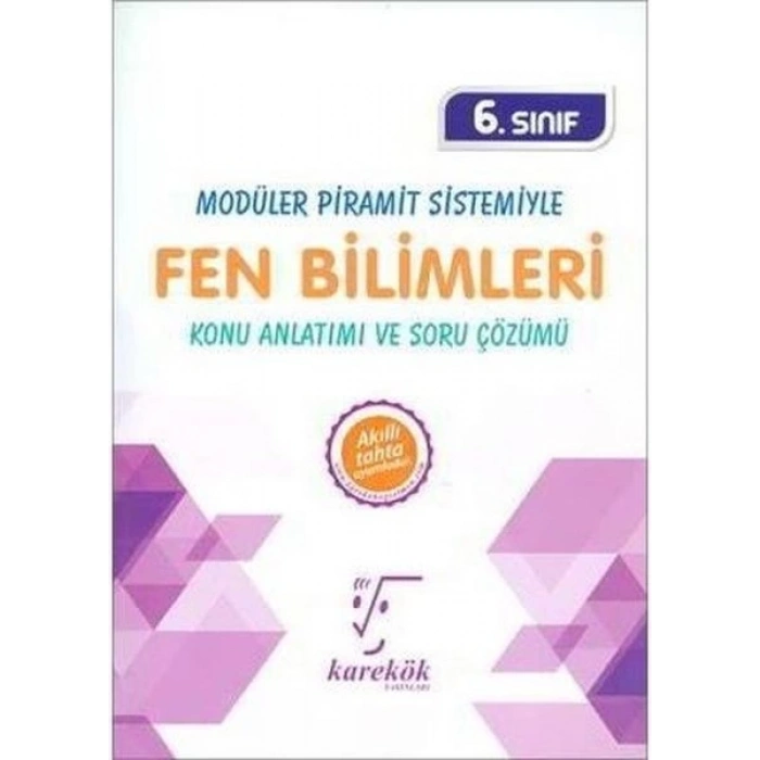 6. Sınıf Modüler Piramit Sistemiyle Fen Bilimleri Konu Anlatımı ve Soru Çözümü