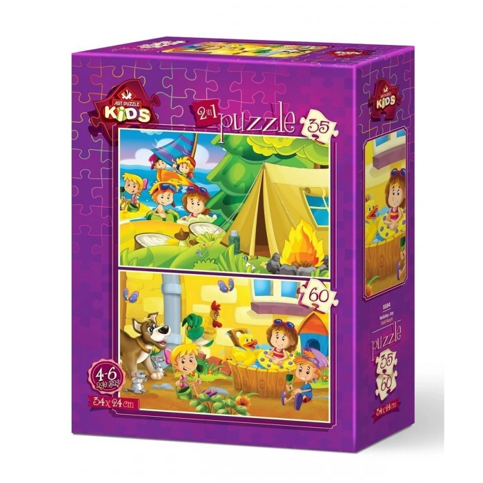 Tatil Keyfi 2li 30+60 Parça Yapboz