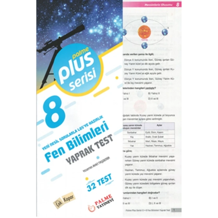 8. Sınıf Fen Bilimleri Yaprak Test