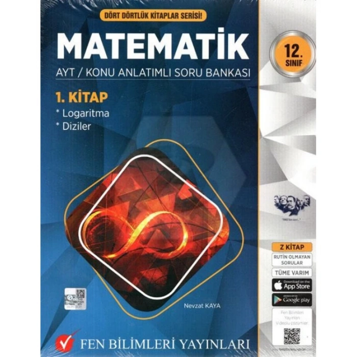 12. Sınıf Matematik Dört Dörtlük Serisi Konu Anlatımlı Soru Bankası Seti