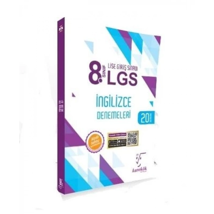 8. Sınıf LGS İngilizce 20 Deneme Karekök Yayınları