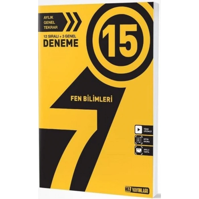 7. Sınıf Fen Bilimleri 15li Deneme