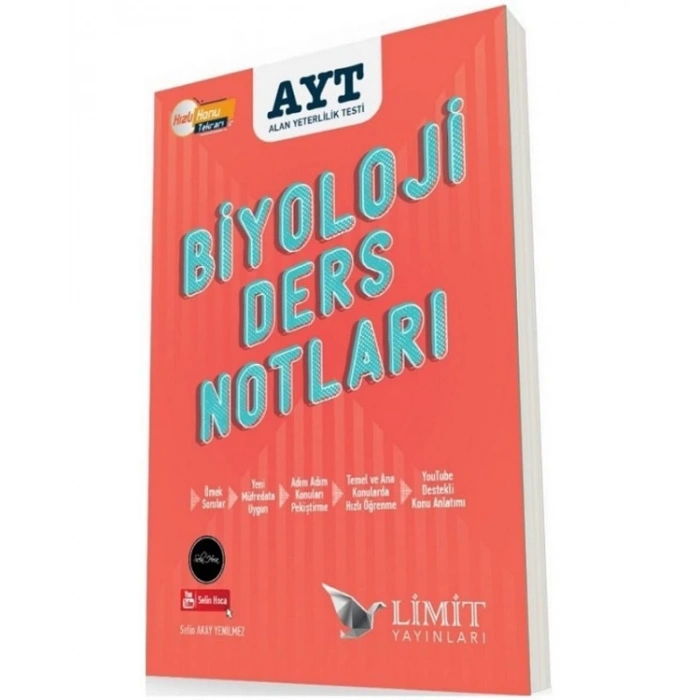 AYT Biyoloji Ders Notları Limit Yayınları