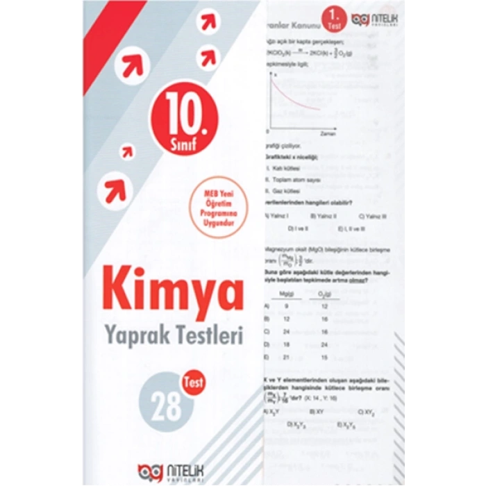 10.Sınıf Kimya Yaprak Test