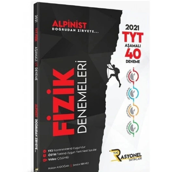 TYT Fizik Alpinist Aşamalı 40 Deneme