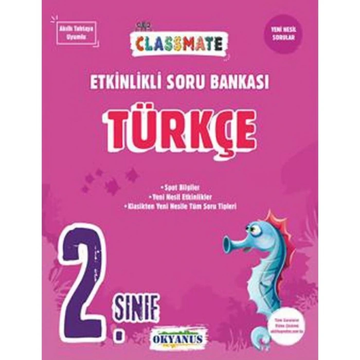 2. Sınıf Türkçe Etkinlikli Soru Bankası