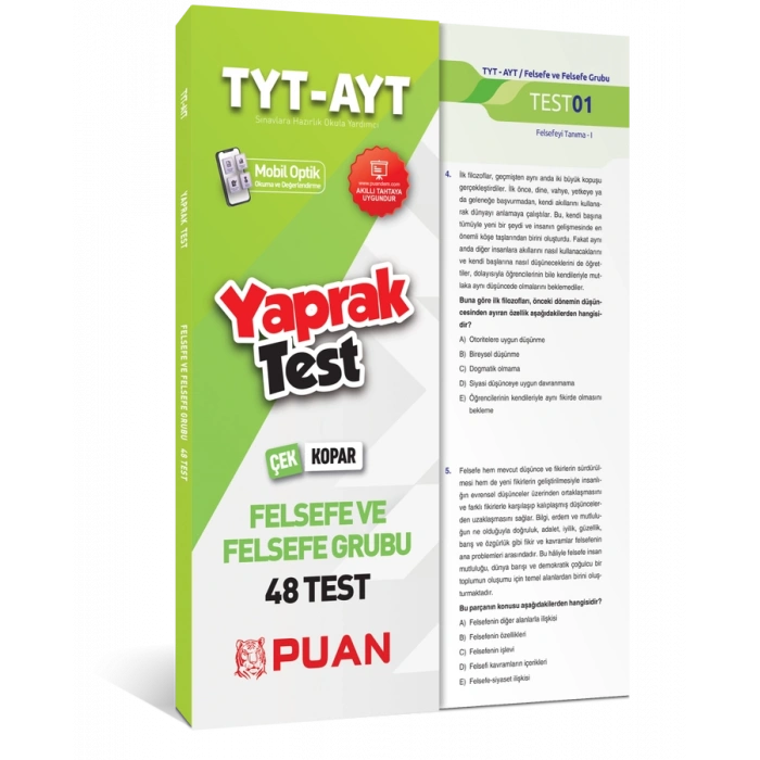 2022 TYT AYT Felsefe ve Felsefe Grubu Yaprak Test