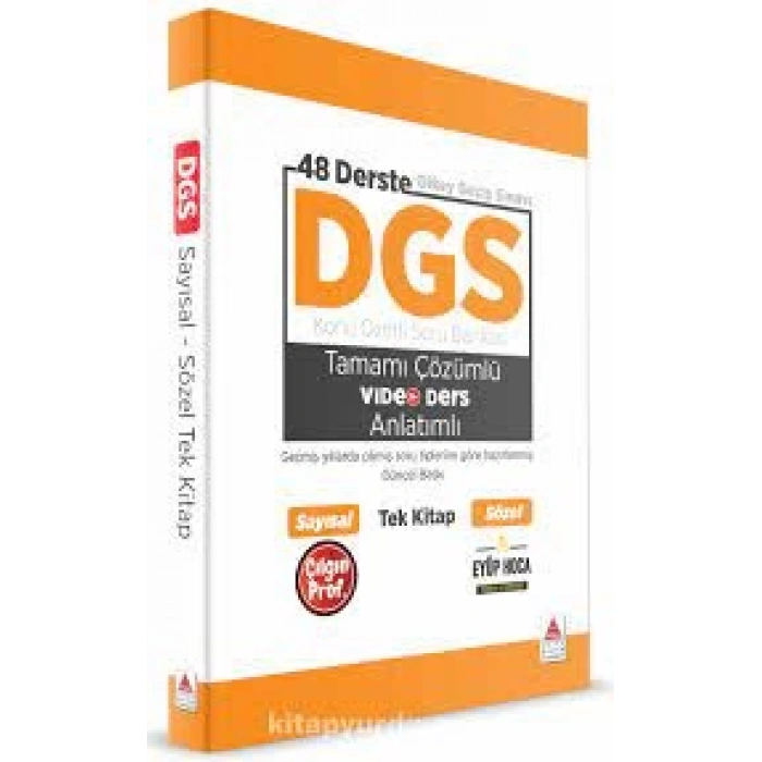 DGS Kitap Konu Özetli Soru Bankası Video Anlatımlı Tek Kitap