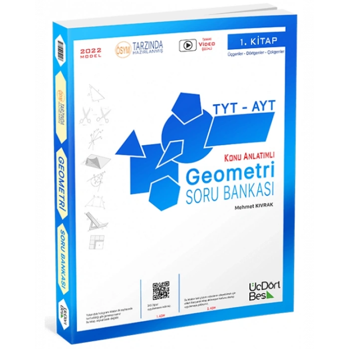TYT AYT Geometri Konu Anlatımlı Soru Bankası 1. Kitap 2022 Model