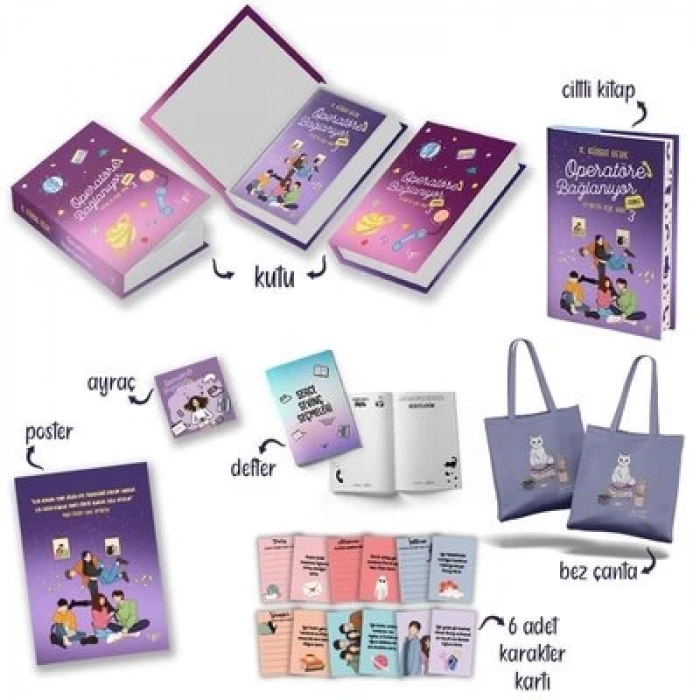 Operatöre Bağlanıyorsunuz 3 Ufukta Aşk Var (Ciltli Kutulu Set)