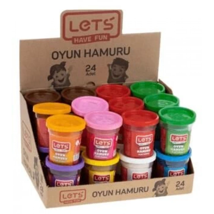 Lets Tek Renk Oyun Hamuru