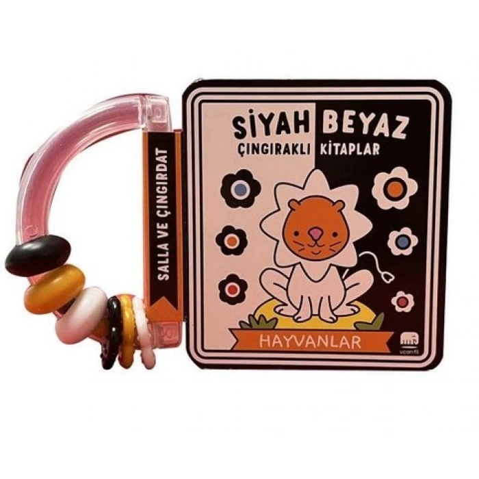 Siyah Beyaz Çıngıraklı Kitaplar Hayvanlar