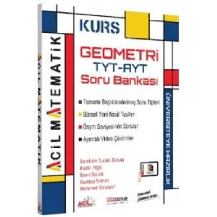TYT AYT Geometri KURS Soru Bankası Acil Yayınları