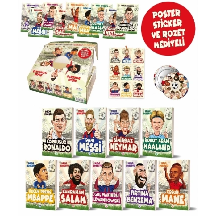 Efsane Futbolcular Set (9 Kitap)