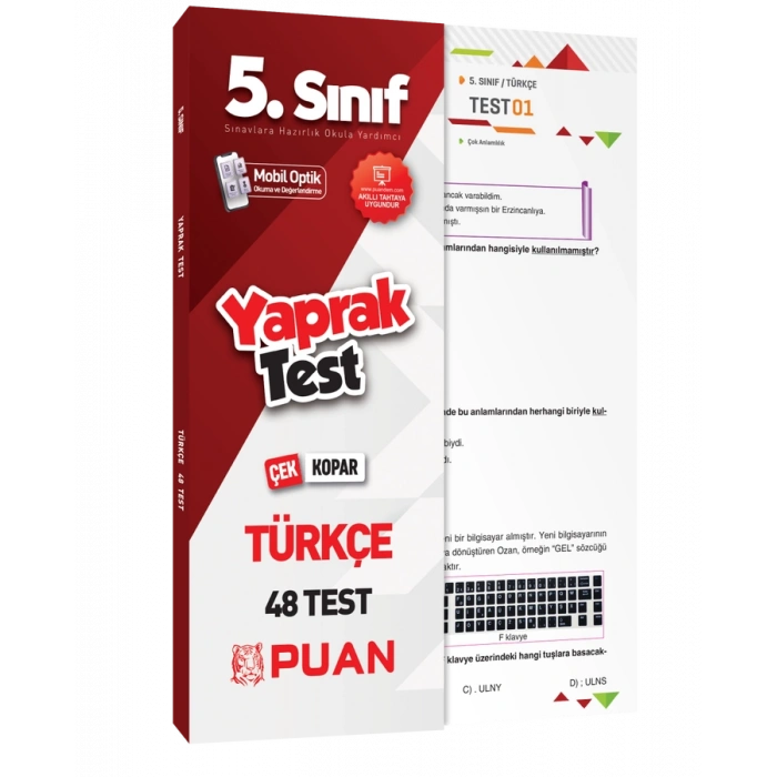 5. Sınıf Türkçe Yaprak Test