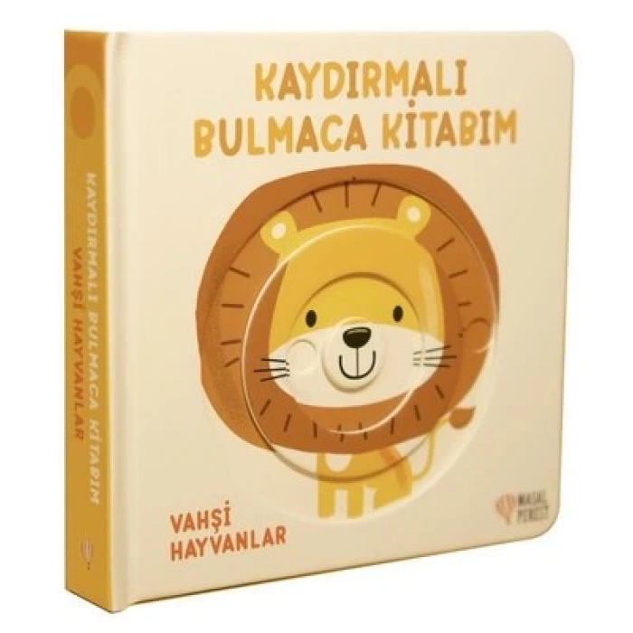 Vahşi Hayvanlar - Kaydırmalı Bulmaca Kitabım Serisi (Ciltli)