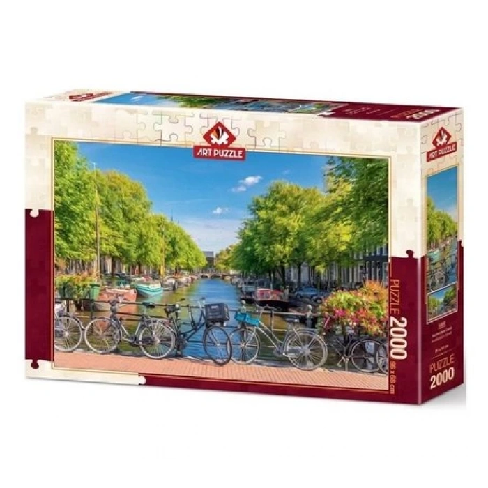 Amsterdam Kanalı 2000 Parça Puzzle