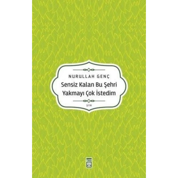 Sensiz Kalan Bu Şehri Yakmayı Çok İstedim