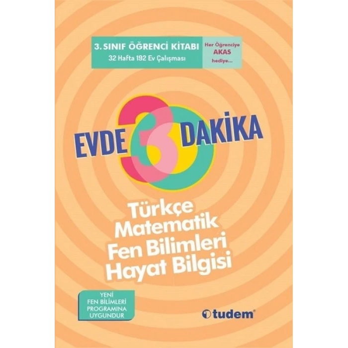 3.Sınıf Evde 30 Dakika Türkçe Matematik Fen Bilimleri Hayat Bilgisi