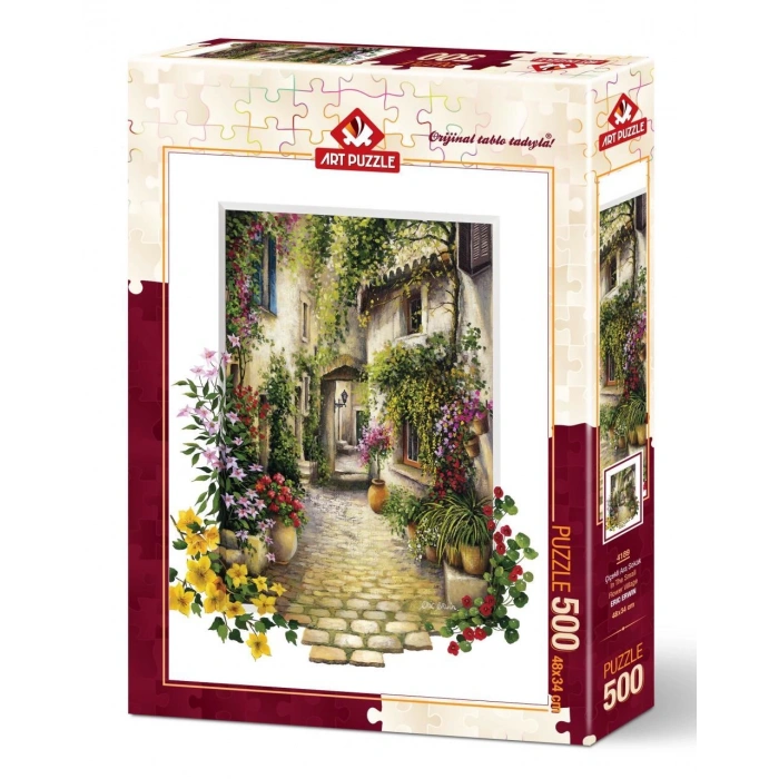 Çiçekli Ara Sokak 500 Parça