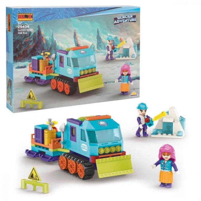 00004447 Sun-Rst-Blx-Glacier Adventure Set 2Fgr.168Prc.