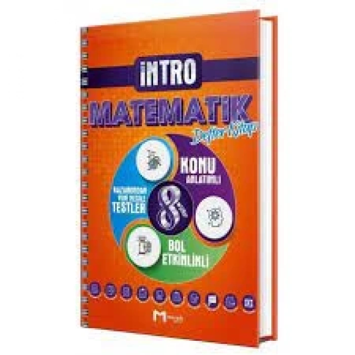 8. Sınıf Matematik İntro Konu Anlatımlı Defter Kitap