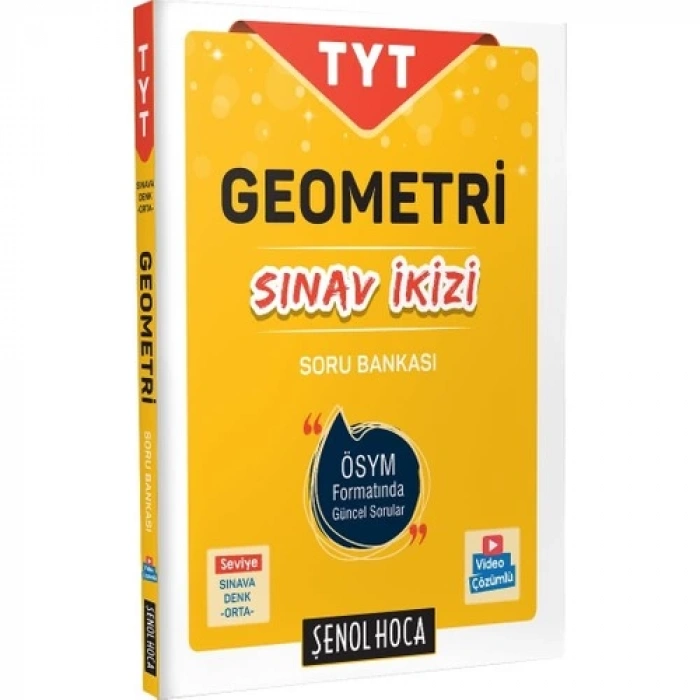 TYT Geometri Sınav İkizi Soru Bankası Şenol Hoca Yayınları