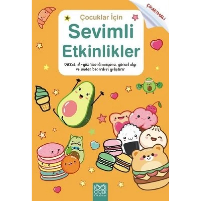 Çocuklar İçin Sevimli Etkinlikler (Çıkartmalı)