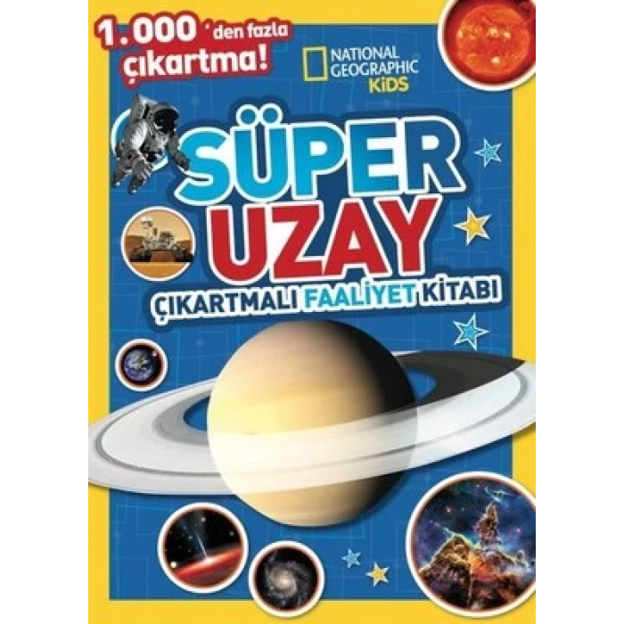 National Geographic Kids Süper Uzay Çıkartmalı Faaliyet Kitabı