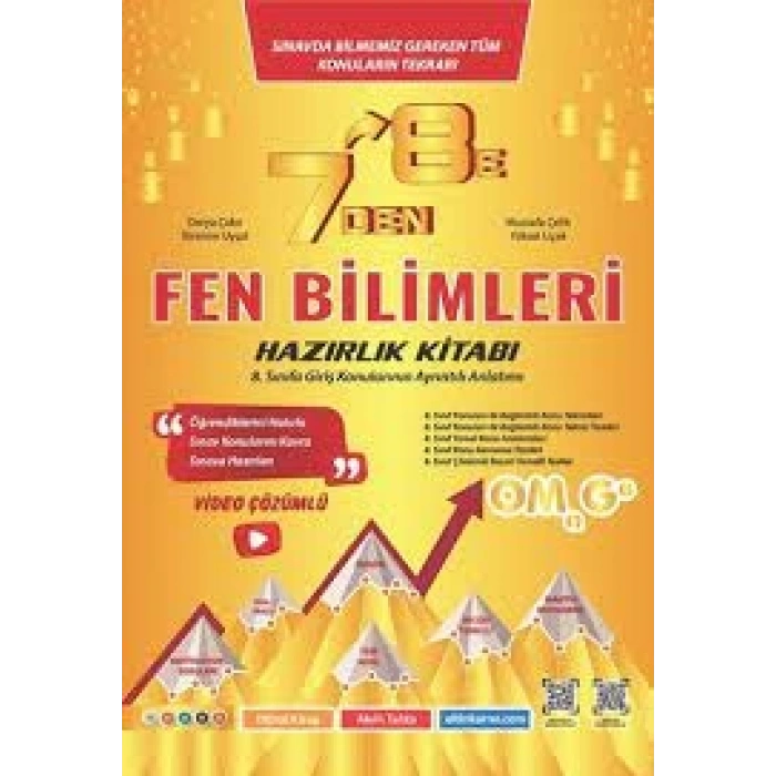 7den 8e LGS Fen Bilimleri Hazırlık Kitabı
