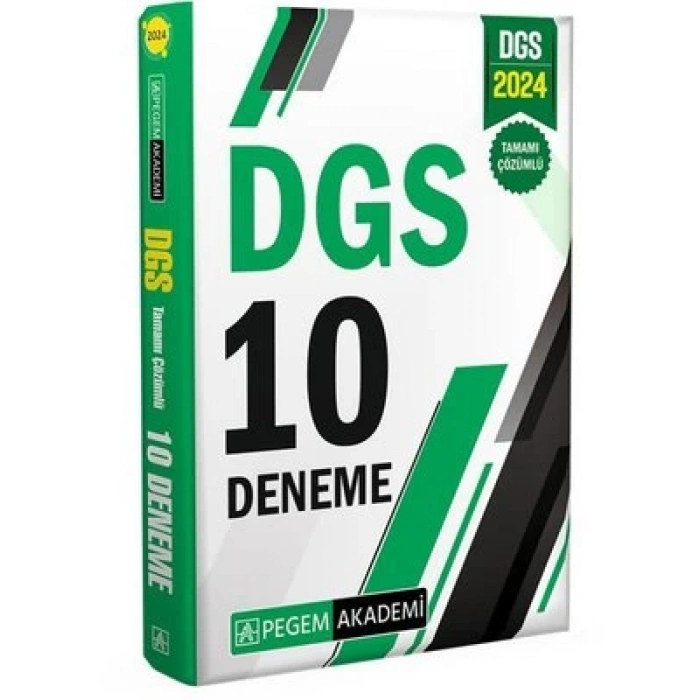 2024 DGS Tamamı Çözümlü 10 Deneme