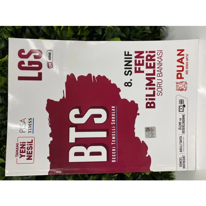 8. Sınıf Fen Bilimleri Soru Bankası BTS LGS
