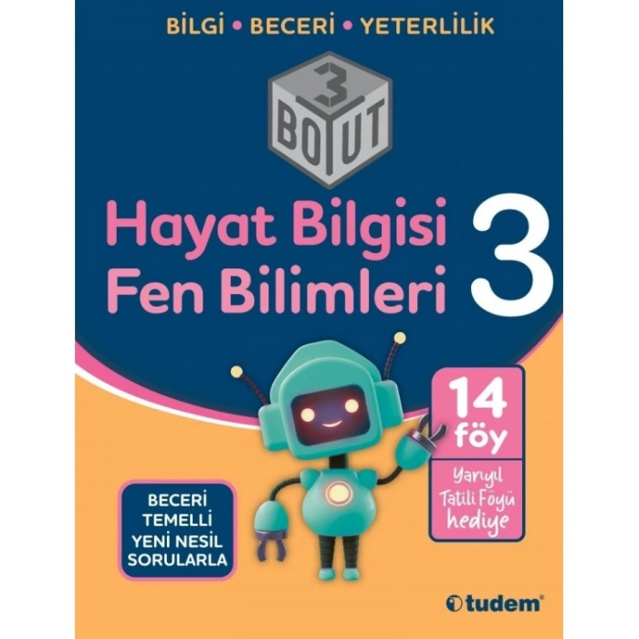 3. Sınıf Hayat Bilgisi Fen Bilimleri 3 Boyut 14 Föy Tudem Yayınları