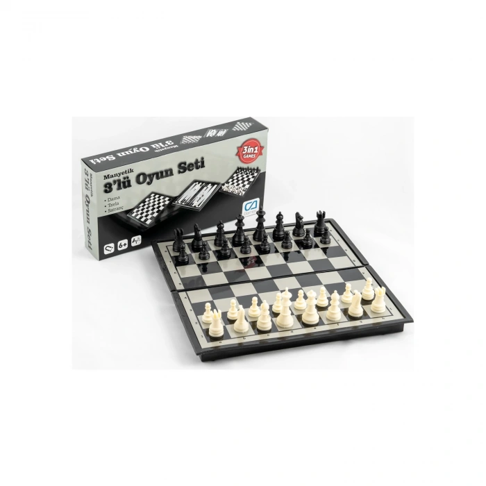 Manyetik 3lü Oyun Seti