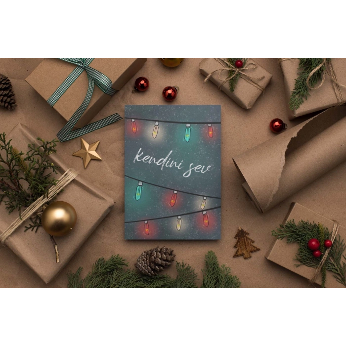 Kendini Sev - Retro Kartpostal