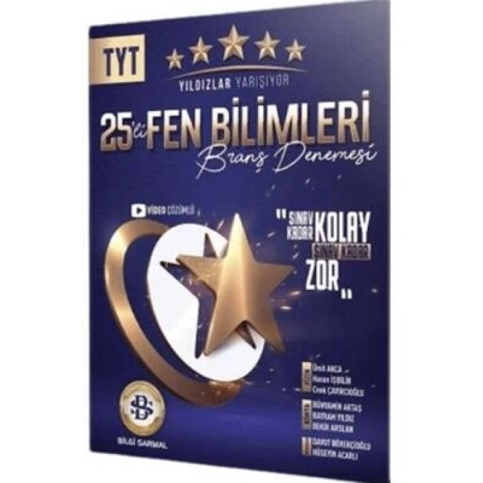 Yıldızlar Yarışıyor Tyt Deneme 25li Fen Bilimler - 2024