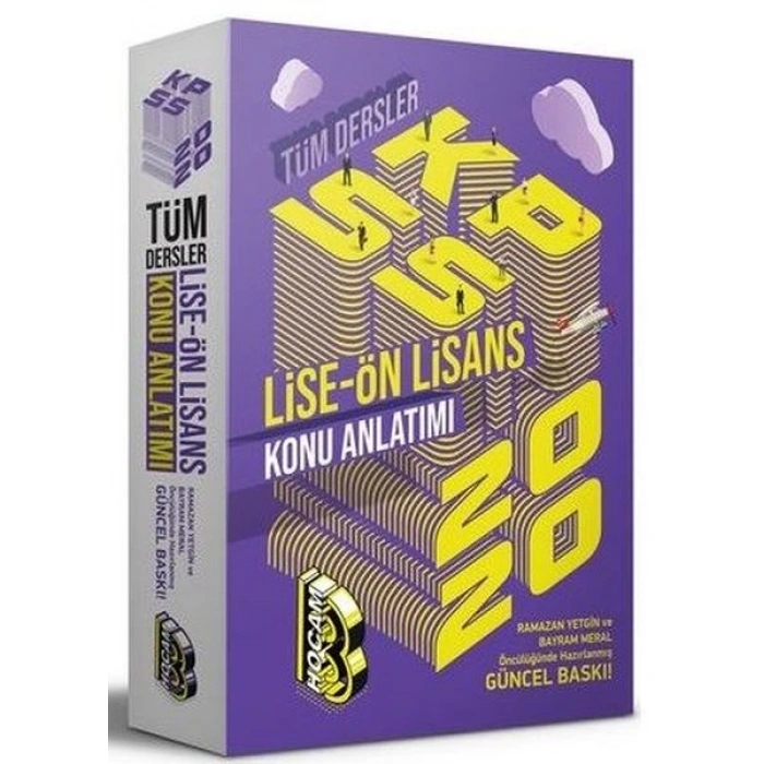 Benim Hocam 2020 KPSS Lise Ön Lisans Tüm Dersler Konu Anlatımı