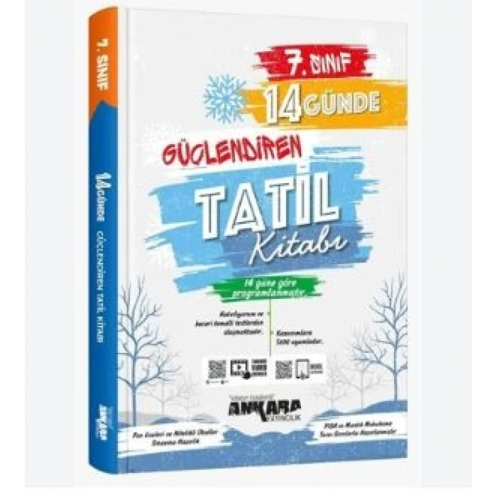 7.Sinif Güçlendiren 14 Günde Tatil Kitabı