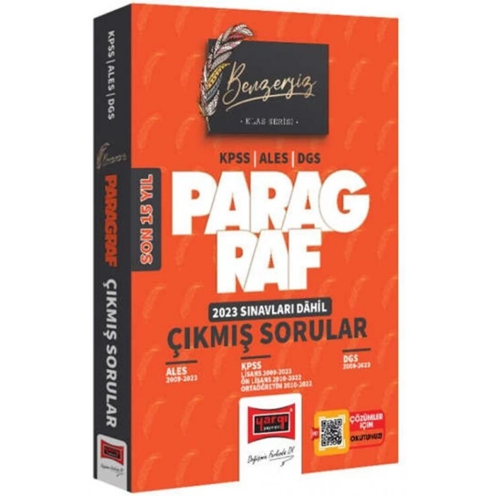 Yargı Kpss Ales Dgs Son 15 Yıl Paragraf Çıkmış Sorular